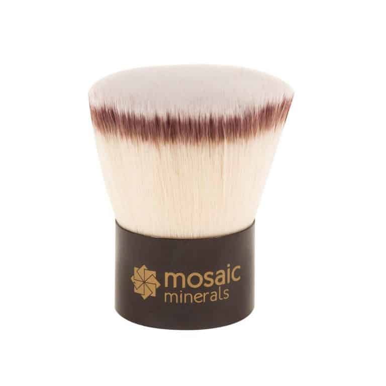 Premium Synthetic Hair Brush — Flat Kabuki